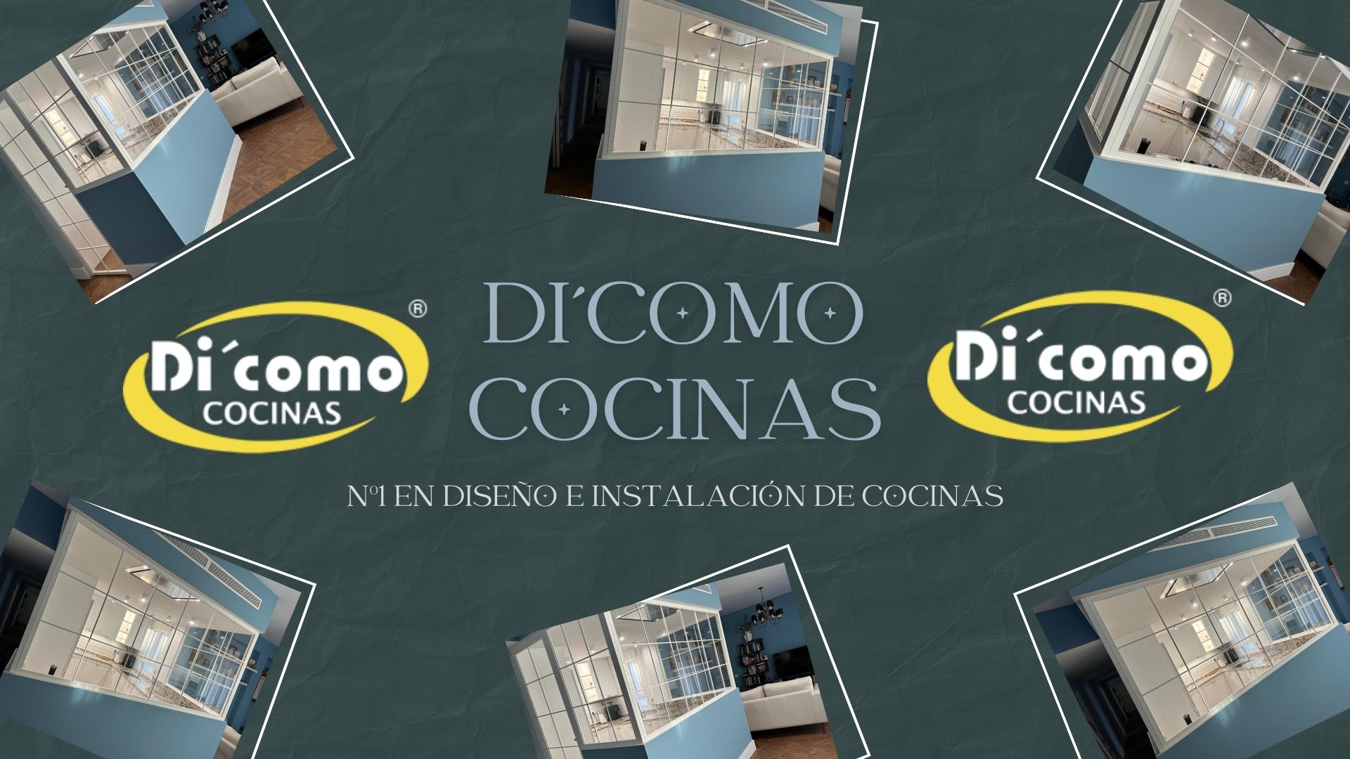 Concepto de Cocina abierta con cristalera